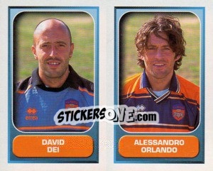 Sticker Dei / Orlando  - Calcio 2000-2001 - Merlin