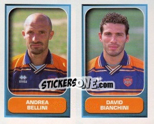 Figurina Bellini / Bianchini  - Calcio 2000-2001 - Merlin