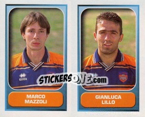 Sticker Mazzoli / Lillo  - Calcio 2000-2001 n. 543 - Merlin