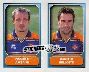 Cromo Amerini / Bellotto  - Calcio 2000-2001 - Merlin