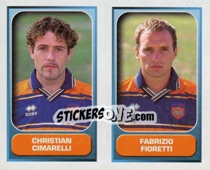 Sticker Cimarelli / Fioretti  - Calcio 2000-2001 - Merlin