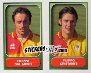 Cromo Dal Moro / Cristante  - Calcio 2000-2001 - Merlin