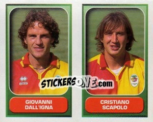 Figurina Dall'Igna / Scapolo  - Calcio 2000-2001 - Merlin