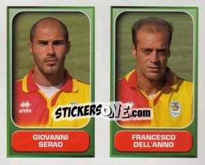 Sticker Serao / Dell'Anno  - Calcio 2000-2001 n. 552 - Merlin