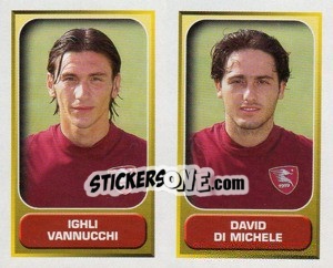 Sticker Vannucchi / Di Michele  - Calcio 2000-2001 n. 561 - Merlin