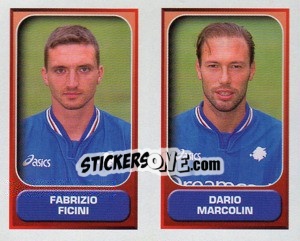 Cromo Ficini / Marcolin  - Calcio 2000-2001 - Merlin