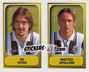 Sticker Voria / Apolloni  - Calcio 2000-2001 n. 575 - Merlin