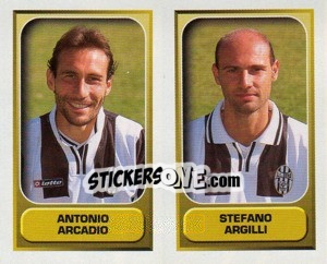 Sticker Arcadio / Argilli  - Calcio 2000-2001 n. 576 - Merlin