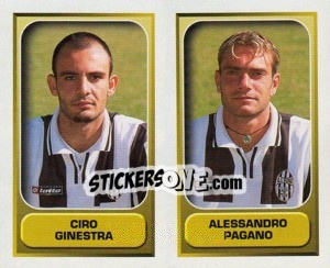 Figurina Ginestra / Pagano  - Calcio 2000-2001 - Merlin