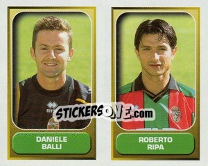 Cromo Balli / Ripa  - Calcio 2000-2001 - Merlin