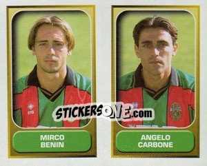 Cromo Benin / Carbone  - Calcio 2000-2001 - Merlin