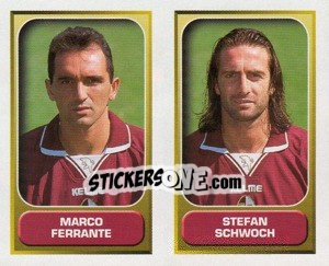 Cromo Ferrante / Schwoch  - Calcio 2000-2001 - Merlin