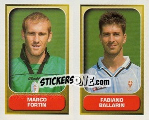 Sticker Fortin / Ballarin  - Calcio 2000-2001 n. 597 - Merlin