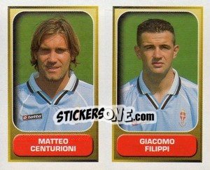 Sticker Centurioni / Filippi  - Calcio 2000-2001 n. 599 - Merlin