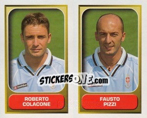 Sticker Colacone / Pizzi  - Calcio 2000-2001 n. 601 - Merlin