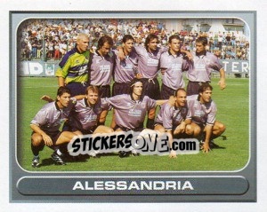 Cromo Alessandria (squadra) - Calcio 2000-2001 - Merlin