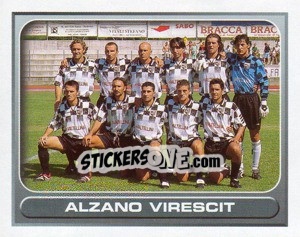 Cromo Alzano Virescit (squadra) - Calcio 2000-2001 - Merlin