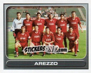 Figurina Arezzo (squadra) - Calcio 2000-2001 - Merlin