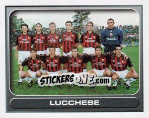 Figurina Lucchese (squadra) - Calcio 2000-2001 - Merlin