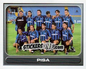 Cromo Pisa (squadra) - Calcio 2000-2001 - Merlin