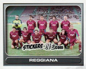 Sticker Reggiana (squadra) - Calcio 2000-2001 n. 625 - Merlin