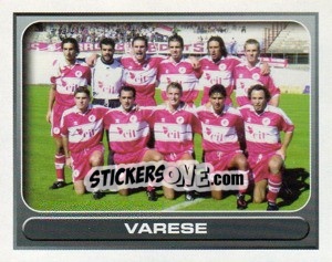 Cromo Varese (squadra) - Calcio 2000-2001 - Merlin