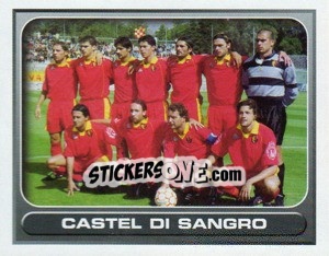 Cromo Castel di Sangro (squadra) - Calcio 2000-2001 - Merlin