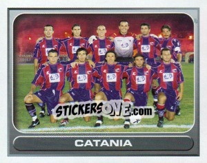 Cromo Catania (squadra) - Calcio 2000-2001 - Merlin