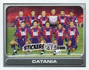 Sticker Catania (squadra) - Calcio 2000-2001 n. 634 - Merlin