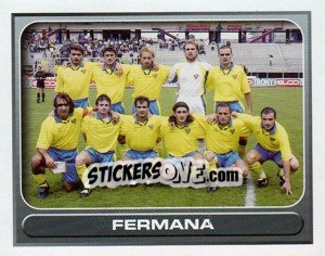Cromo Fermana (squadra) - Calcio 2000-2001 - Merlin