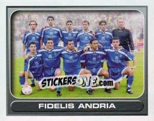 Cromo Fidelis Andria (squadra) - Calcio 2000-2001 - Merlin