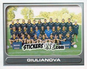 Figurina Giulianova (squadra) - Calcio 2000-2001 - Merlin