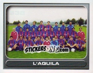 Figurina L'Aquila (squadra) - Calcio 2000-2001 - Merlin