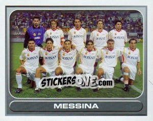 Figurina Messina (squadra) - Calcio 2000-2001 - Merlin