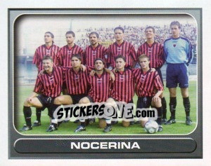 Cromo Nocerina (squadra) - Calcio 2000-2001 - Merlin