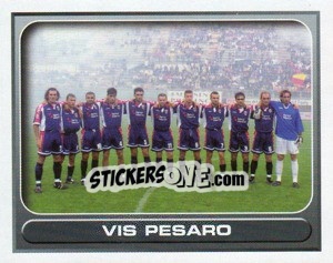 Figurina Vis Pesaro (squadra) - Calcio 2000-2001 - Merlin