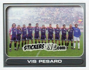 Sticker Vis Pesaro (squadra) - Calcio 2000-2001 n. 645 - Merlin