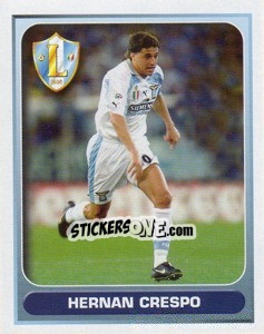 Sticker Hernan Crespo (Lazio) - Calcio 2000-2001 n. 649 - Merlin