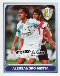 Figurina Alessandro Nesta (Lazio) - Calcio 2000-2001 - Merlin