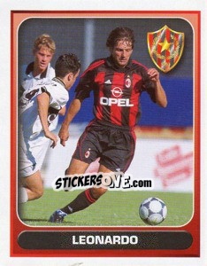 Figurina Leonardo (Milan) - Calcio 2000-2001 - Merlin