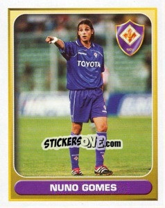 Sticker Nuno Gomes (Fiorentina) - Calcio 2000-2001 n. 675 - Merlin