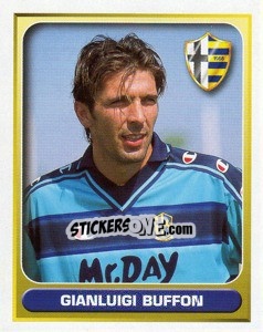 Cromo Gianluigi Buffon (Parma) - Calcio 2000-2001 - Merlin