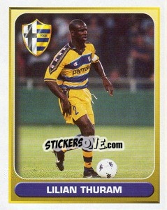 Sticker Lilian Thuram (Parma) - Calcio 2000-2001 n. 679 - Merlin