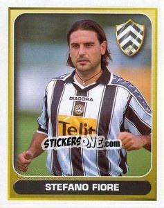 Cromo Stefano Fiore (Udinese) - Calcio 2000-2001 - Merlin