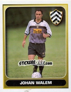 Sticker Johan Walem (Udinese) - Calcio 2000-2001 n. 684 - Merlin