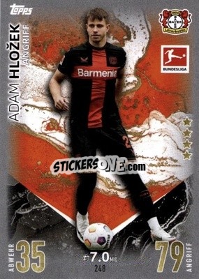 Figurina Adam Hlozek - German Fussball Bundesliga 2023-2024. Match Attax
 - Topps