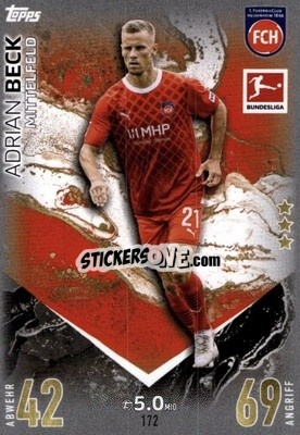 Sticker Adrian Beck - German Fussball Bundesliga 2023-2024. Match Attax
 - Topps