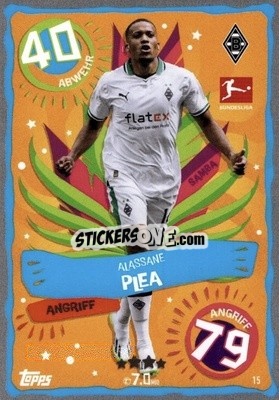 Figurina Alassane Plea - German Fussball Bundesliga 2023-2024. Match Attax
 - Topps