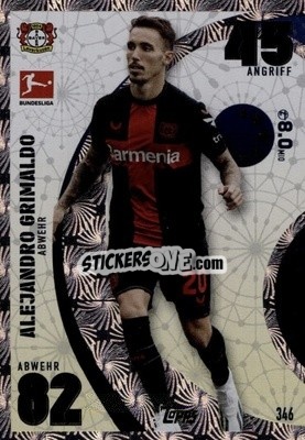 Figurina Alejandro Grimaldo - German Fussball Bundesliga 2023-2024. Match Attax
 - Topps