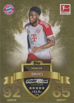 Figurina Alphonso Davies - German Fussball Bundesliga 2023-2024. Match Attax
 n. LE16 - Topps